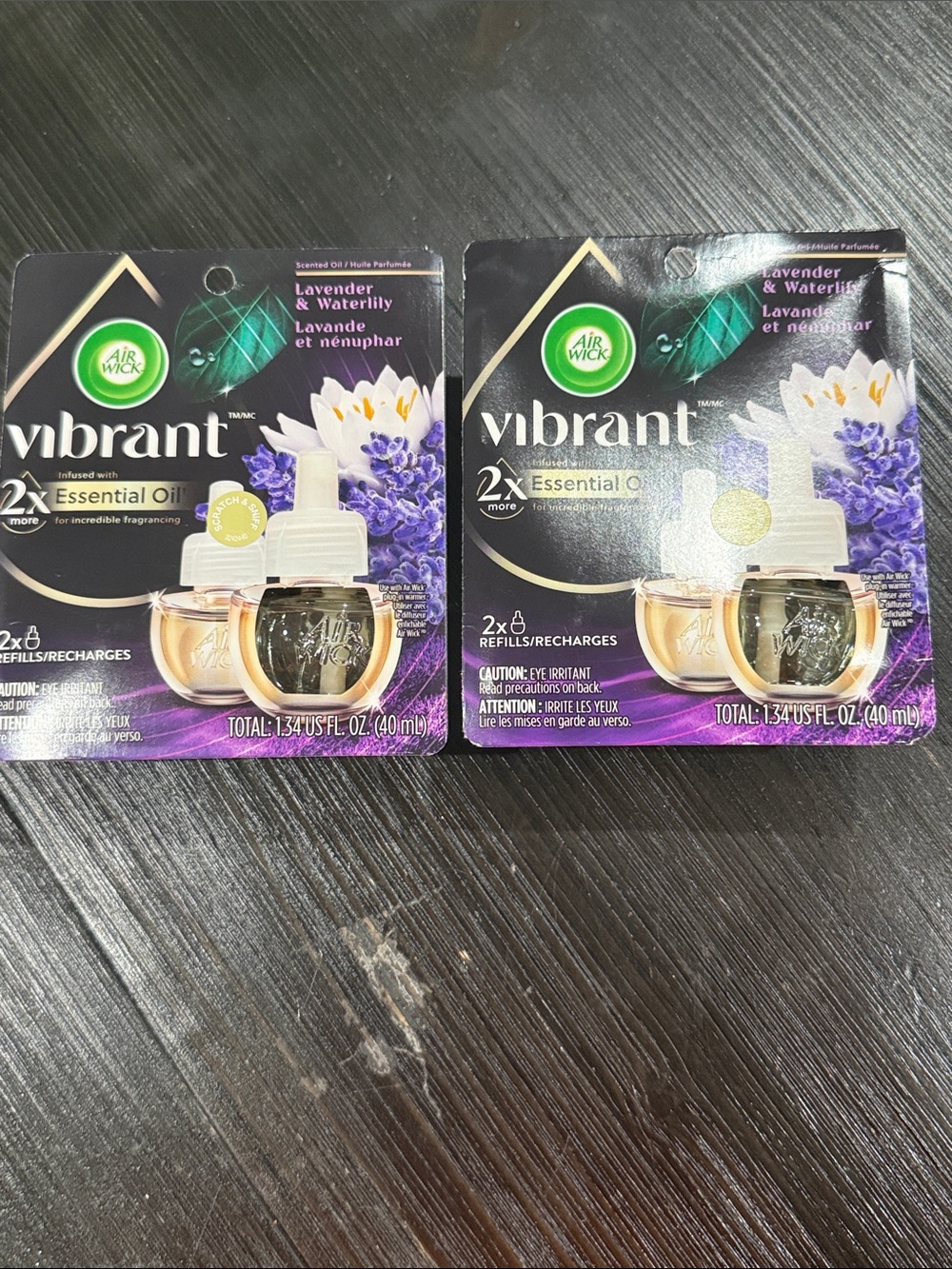 NWT Bundle of Air Wick Vibrant Lavender & Waterlily Plug-In Refill